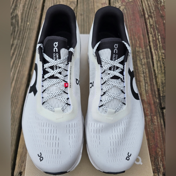 NIB, On Running, Mens, Cloudmonster 2, Undyed Frost, Athletic Shoes, Sz 10 - Picture 7 of 15